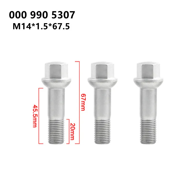 

1pcs Wheel Lug Bolt 0009905307 0009900907 for Mercedes Benz W220 W204 W164 W251