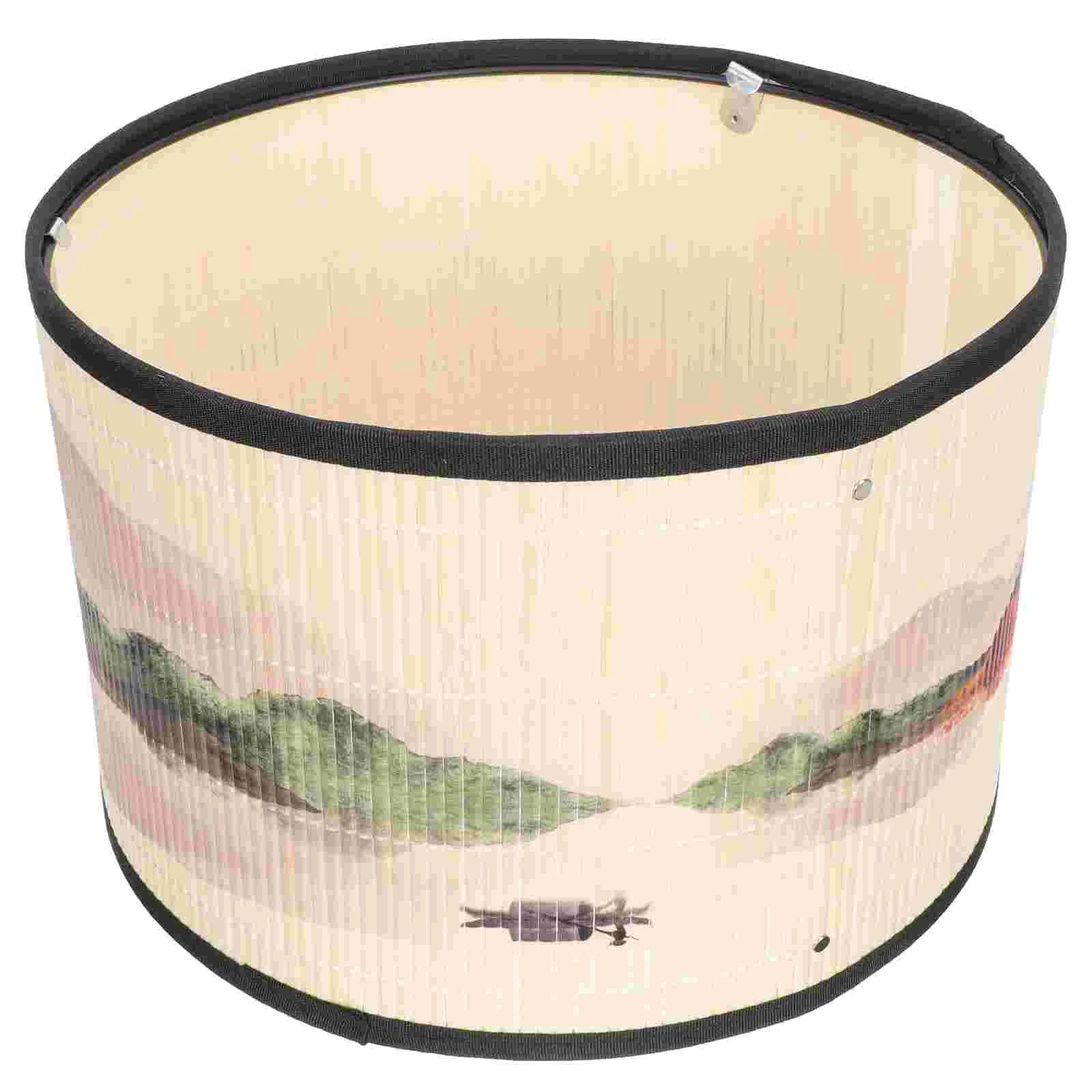 

Lamp Lampshade Cover Light Shade Decorative Accessory Ceiling Printing Style Home Chinese Hanging Shades E27 Gift Table