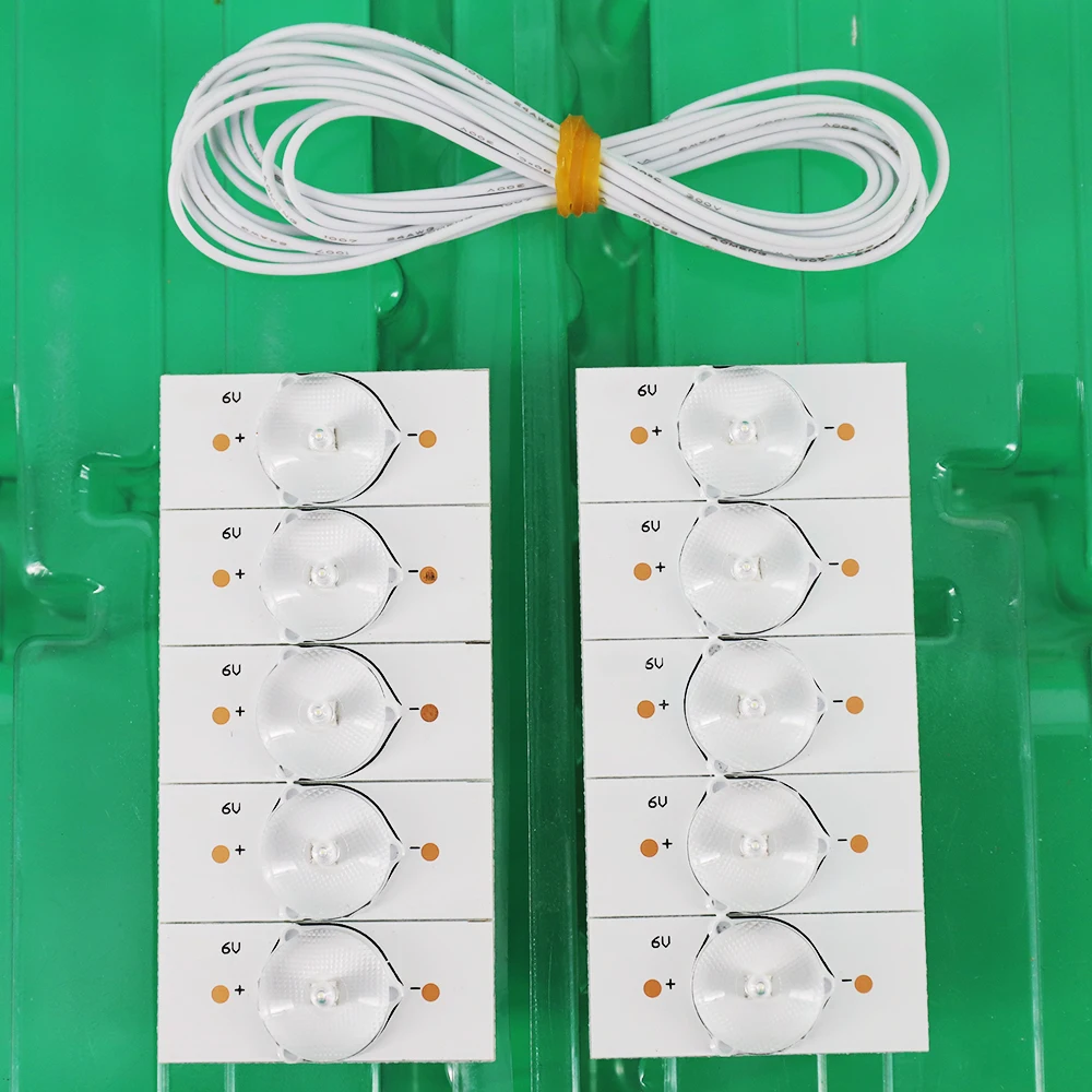 

100%NEW high quality 3V SMD Lamp Beads with Optical Lens Fliter for 32-65 inch LED TV Repair