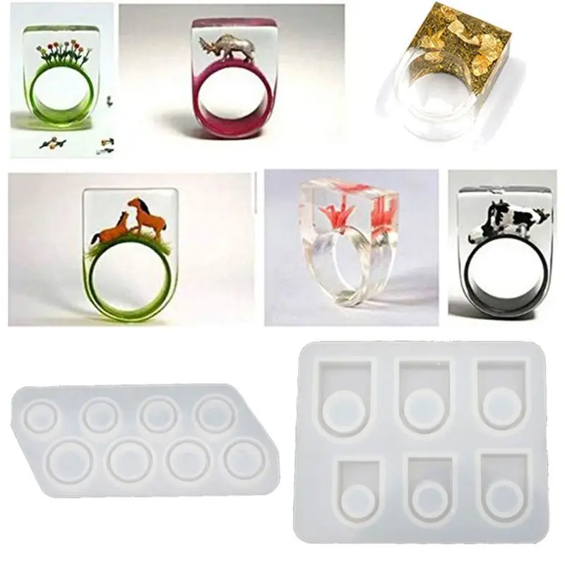 

Resin Mold Silicone Diy Ring Mold Various Size Craft Mold Resin Casting Mold 40GB