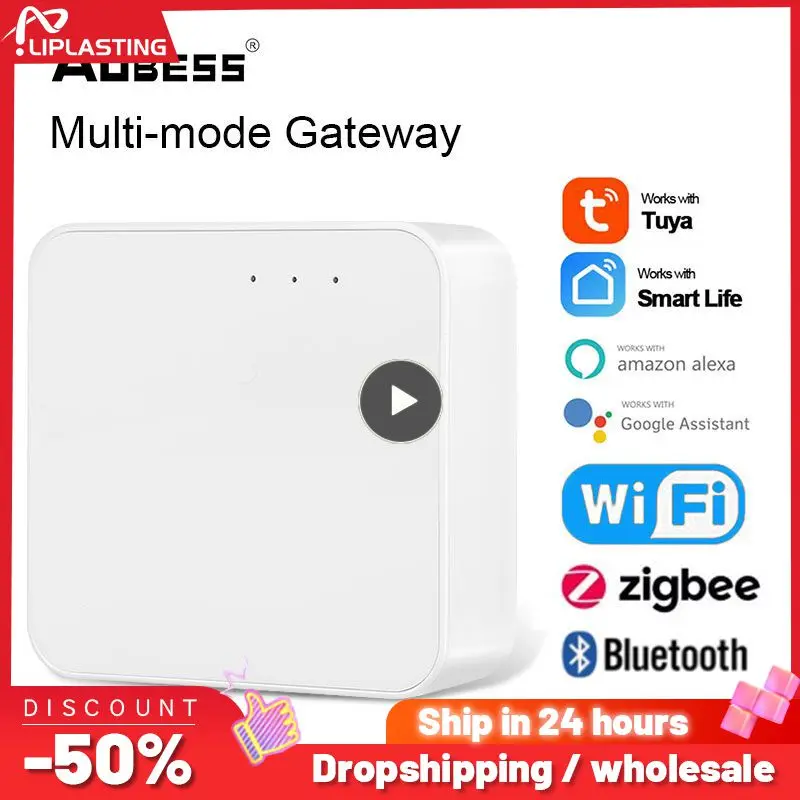 

1/2/3PCS Tuya ZigBee/WiFi/ Mesh Multi-mode Smart Gateway Hub Smart Home Bridge Smart Life APP For Alexa Google