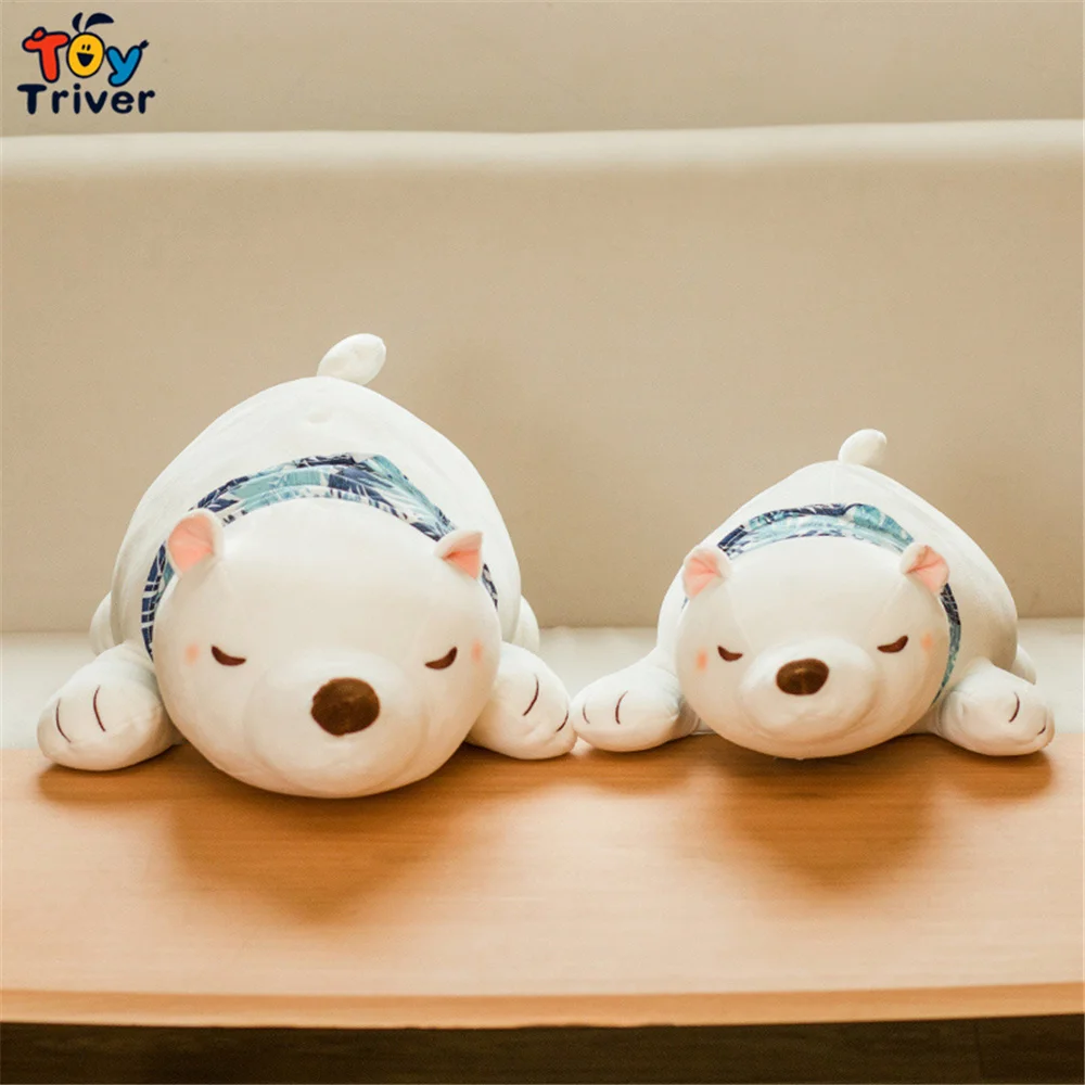 

Cute Polar Bear Plush Toys Stuffed Animals Doll Pillow Hug Cushion Baby Kids Children Girls Boys Home Room Decor Birthday Gifts