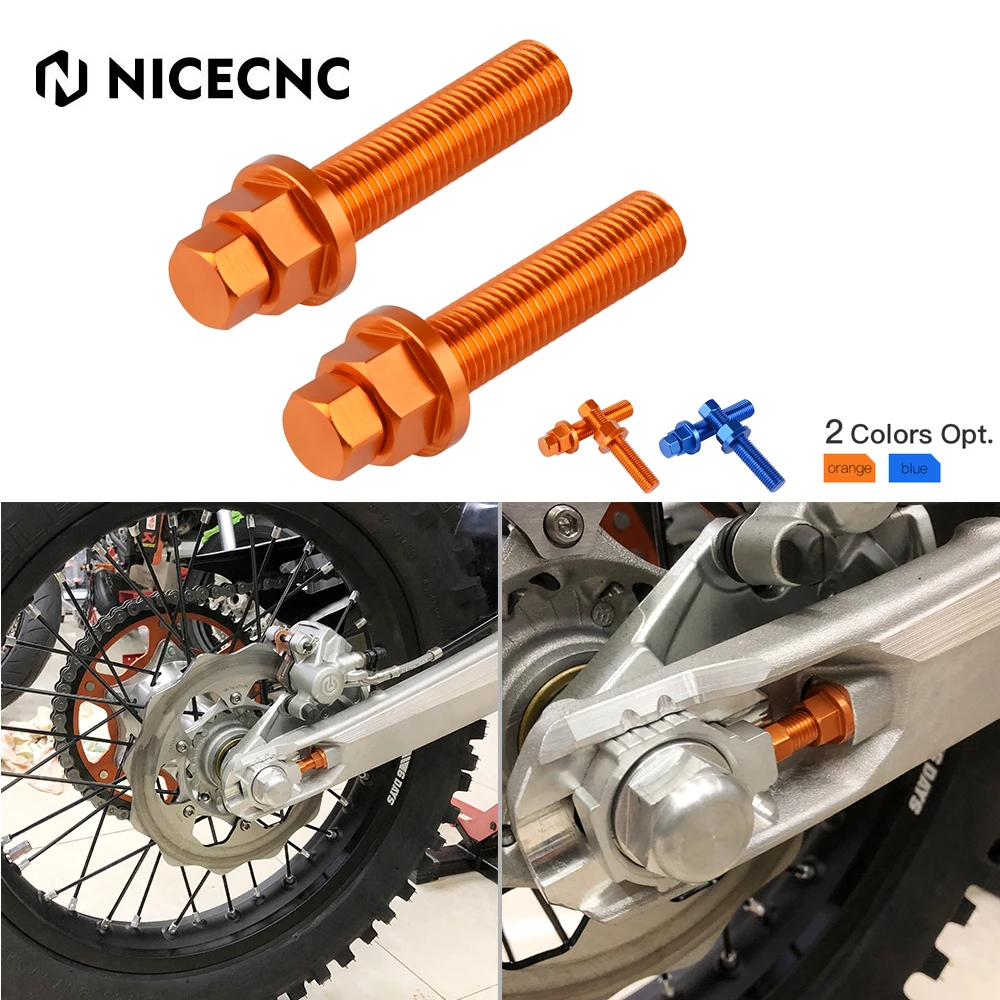 

NiceCNC Chain Axle Adjuster Bolts Nuts for KTM 125 250 300 350 400 450 500 EXC EXCF XC XCF XCW SX SXF TPI Sixdays 2007-2023 2022