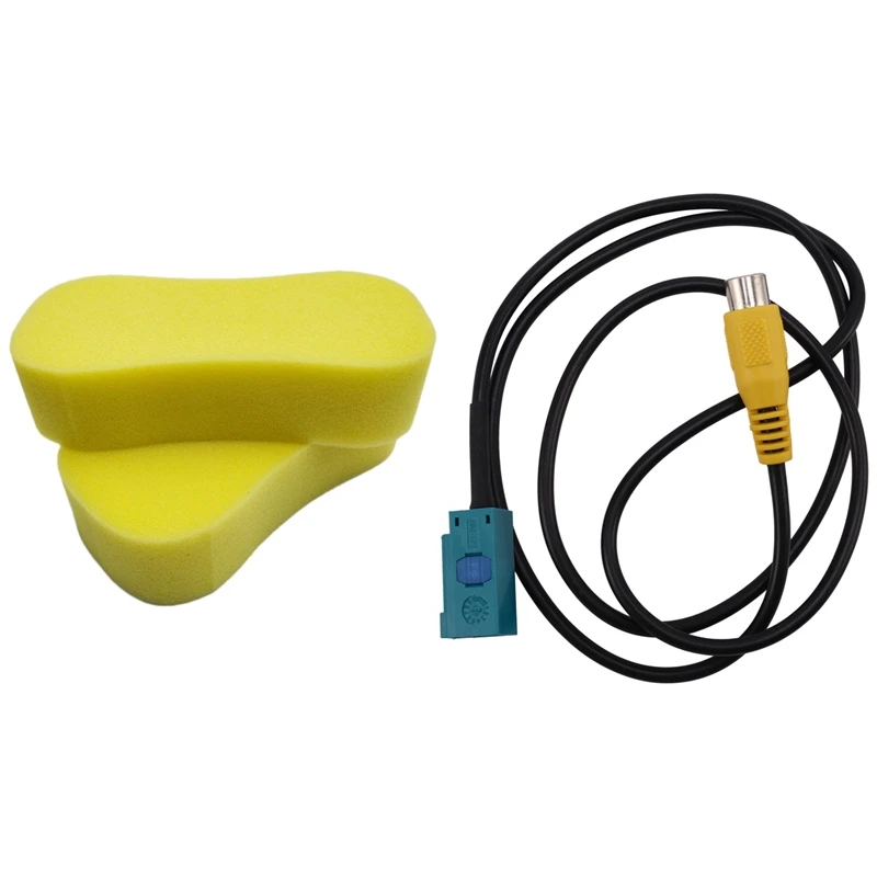 

Fakra Reversing Camera RCA Cable Parking Adapter With Super Absorbent Multi-Use Cleaning Sponge - Yellow 2 Packs