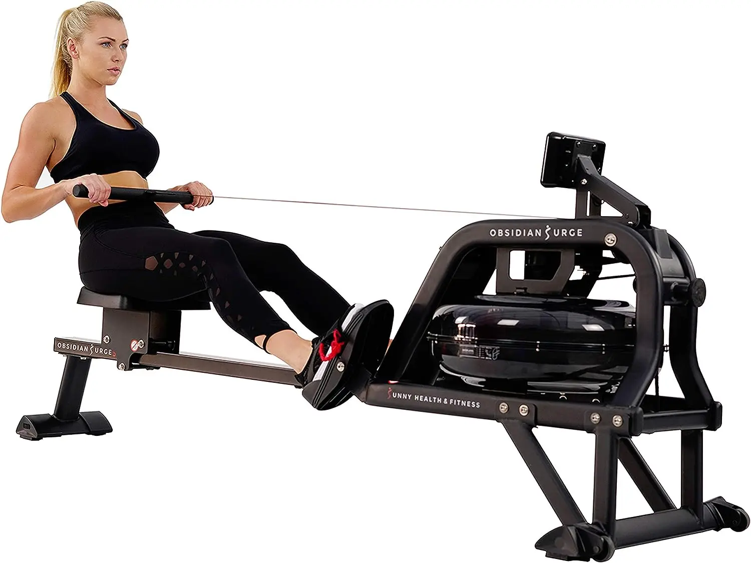 

Health & Fitness Obsidian Surge 500 Water Rowing Machine - SF-RW5713 , Black