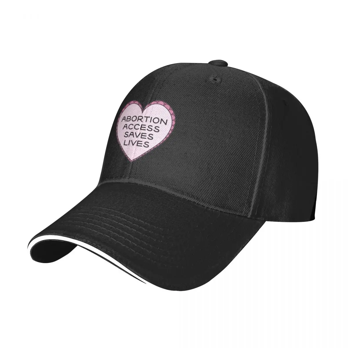 Abortion Access Saves Lives Baseball Cap Pink Heart Fishing Dropshipping Trucker Hat Streetwear Design Men Baseball Caps