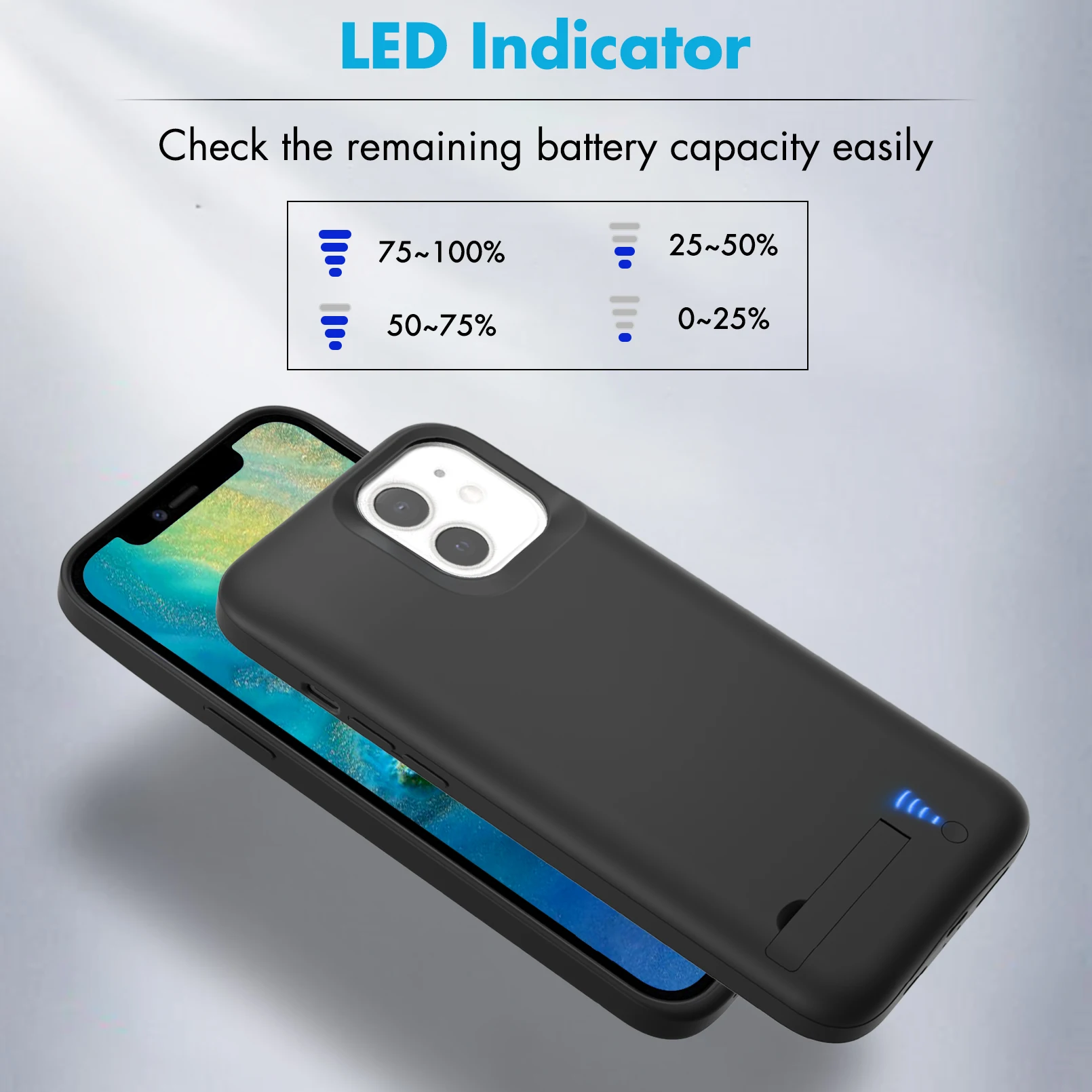 Kup 6000mAh ładowarka Do IPhone 7 8 6 6S Plus Szybka ładowarka Do IPhone X XS XR 11 12 13 Pro Max Power Bank Cover