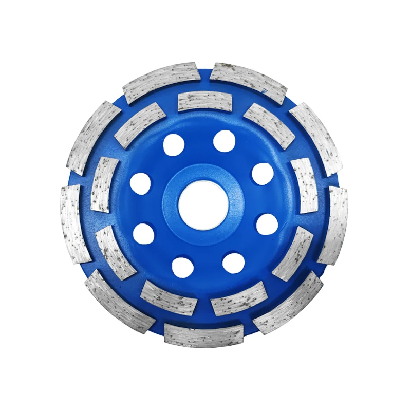 

DEYI 115mm Double Row Turbo Cup Grinding Wheel Diamond Tools For Granite Concrete