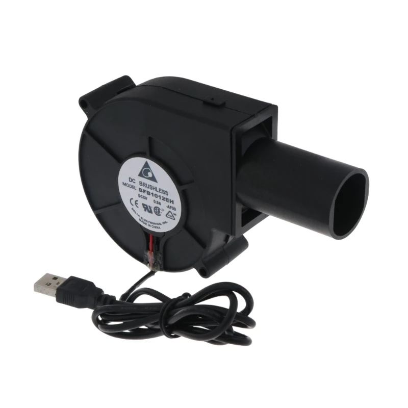 

USB Powered BBQ Fan Blower Barbecue Blower with USB Cable Charging Cooking Fan DropShipping