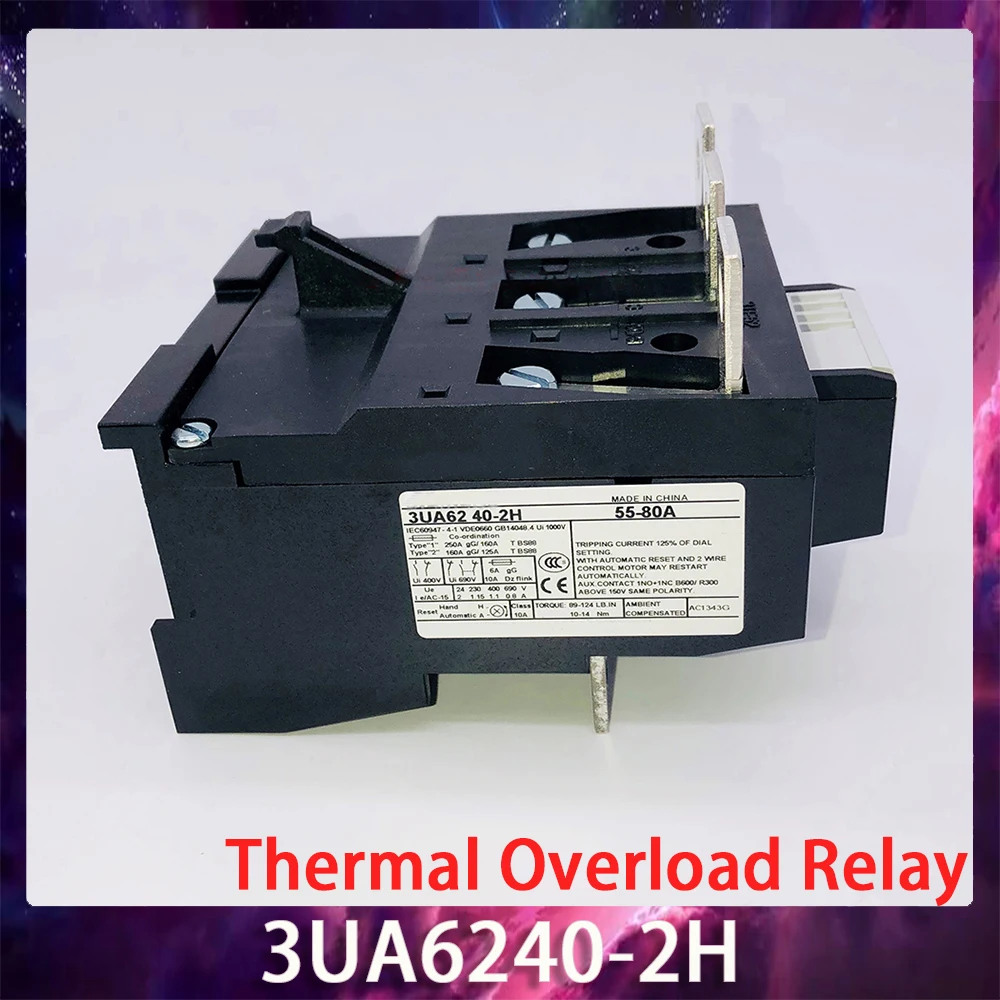 3UA6240-2H Thermal Overload Relay 3UA62 40-2H 55-80A High Quality Fast Ship Works Perfectly