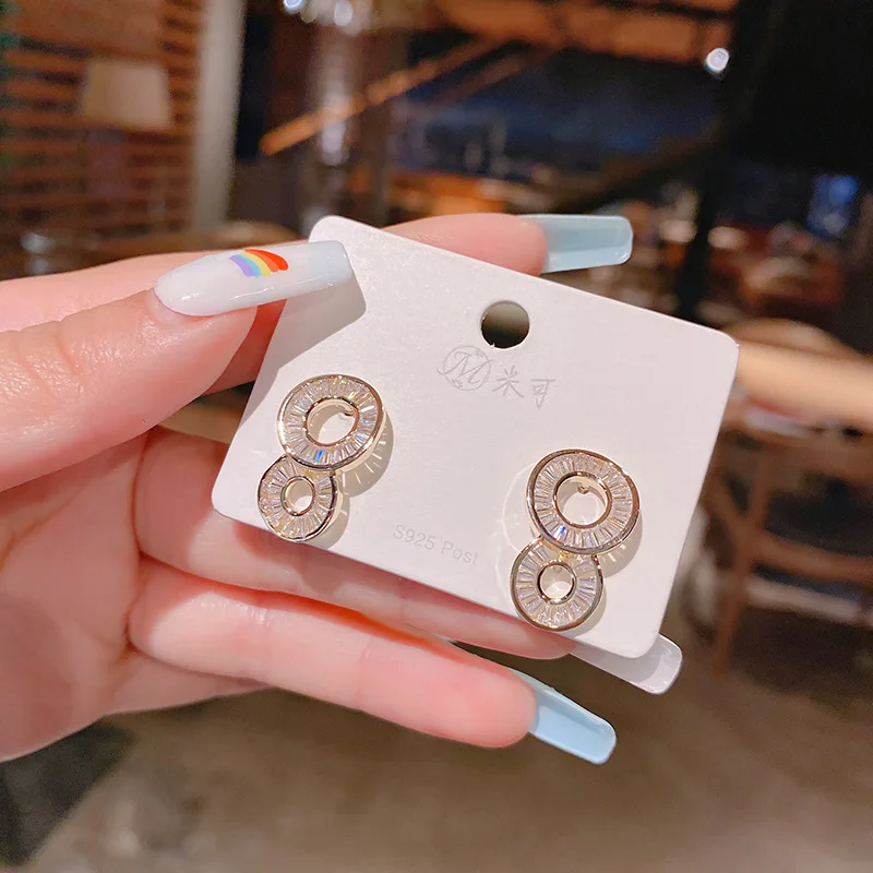 

Классические серьги, простые геометрические золотые серьги, новые серьги в европейском и американском стиле, ювелирные изделия в подарок