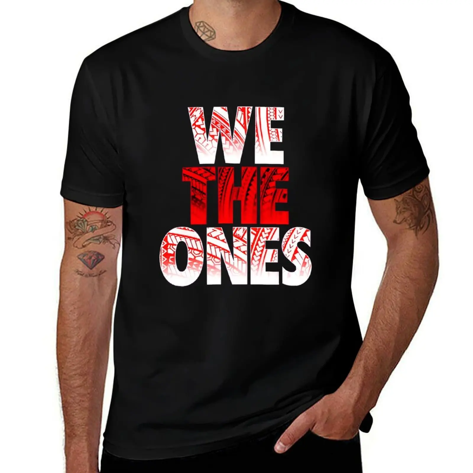 Фото Футболка We the ones bloodline Jey Uso, базовая повседневная футболка с коротким рукавом №1