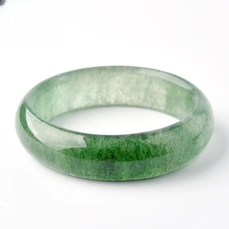 Женский браслет с павлином зеленым клубничным кристаллом