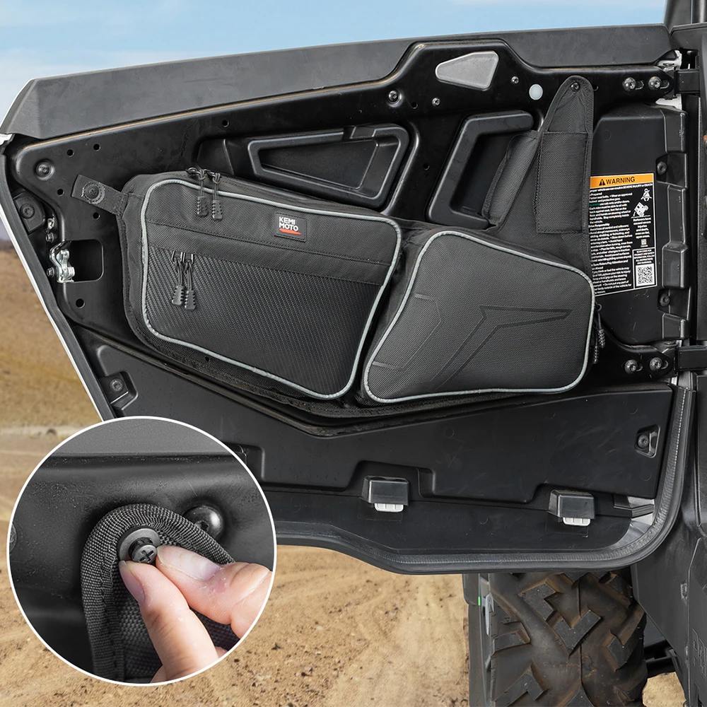 Сумка для хранения UTV 1680D совместимая с Polaris RZR XP 1000 / 4 2024+ ПВХ передняя боковая