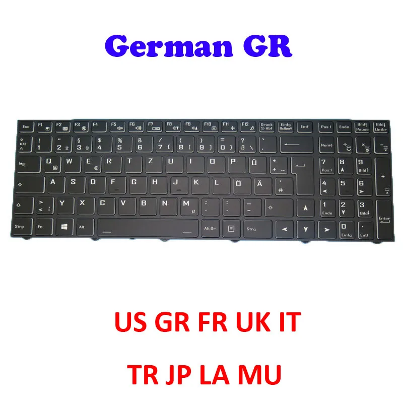 Laptop US UK FR GR JP TW KR RU SP TR PO Keyboard For Gigabyte Gaming G5 GD KD MD G5 KC-5US1130SH G7 KC G7 GD MD No Backlit Paper