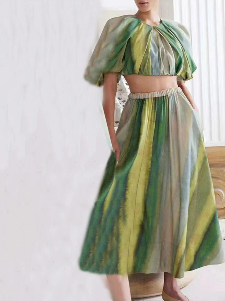 

Luxury Two Piece Sets Womens Sexy Outifits Elegant Skirt Sets Woman 2 Pieces Summer Female Festival Suits Ladies Rave Clothing