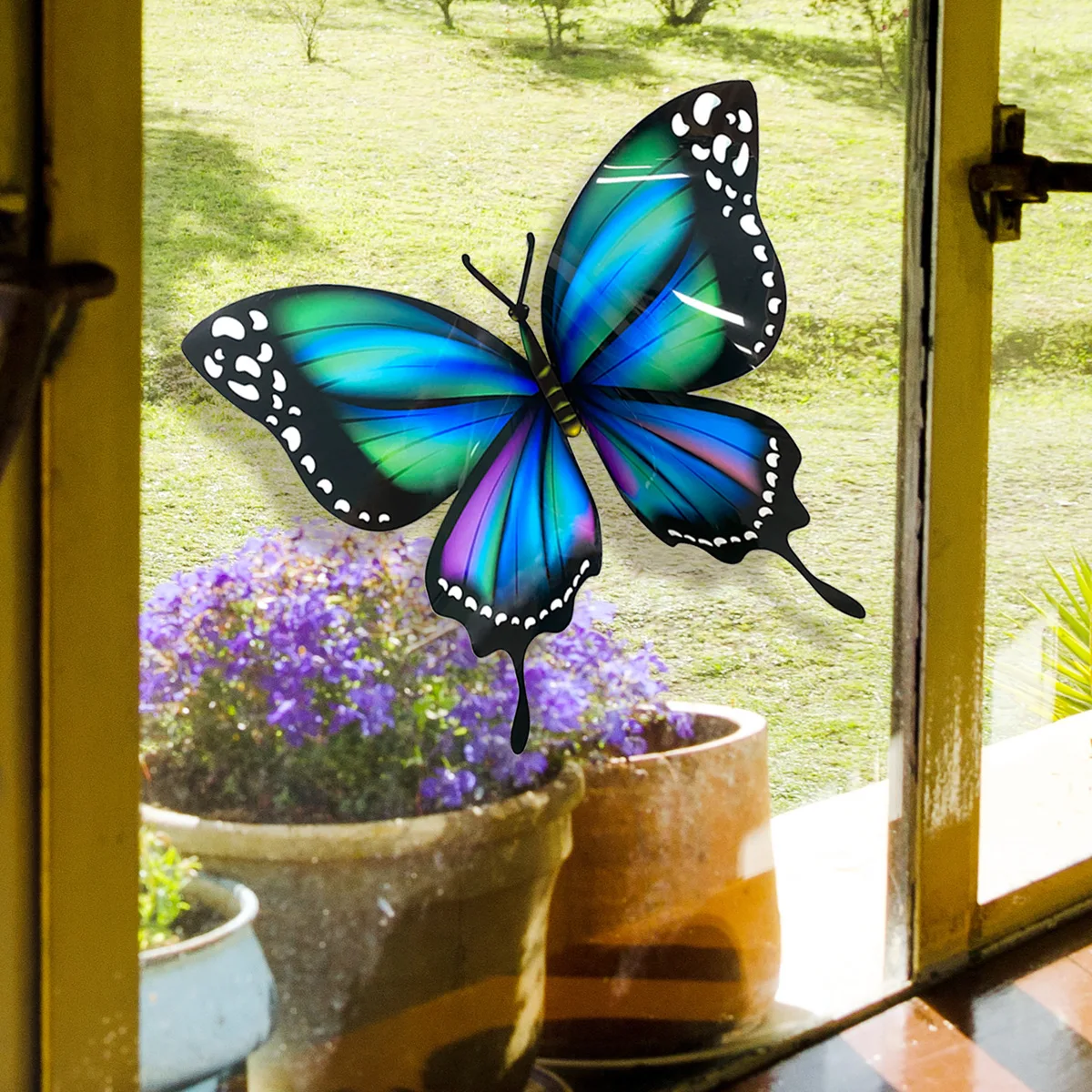 1Pcs 3D large Butterfly Wall Sticker Pasting Simple PVC Harmless Material Balcony Living Room Decorative Wallpaper