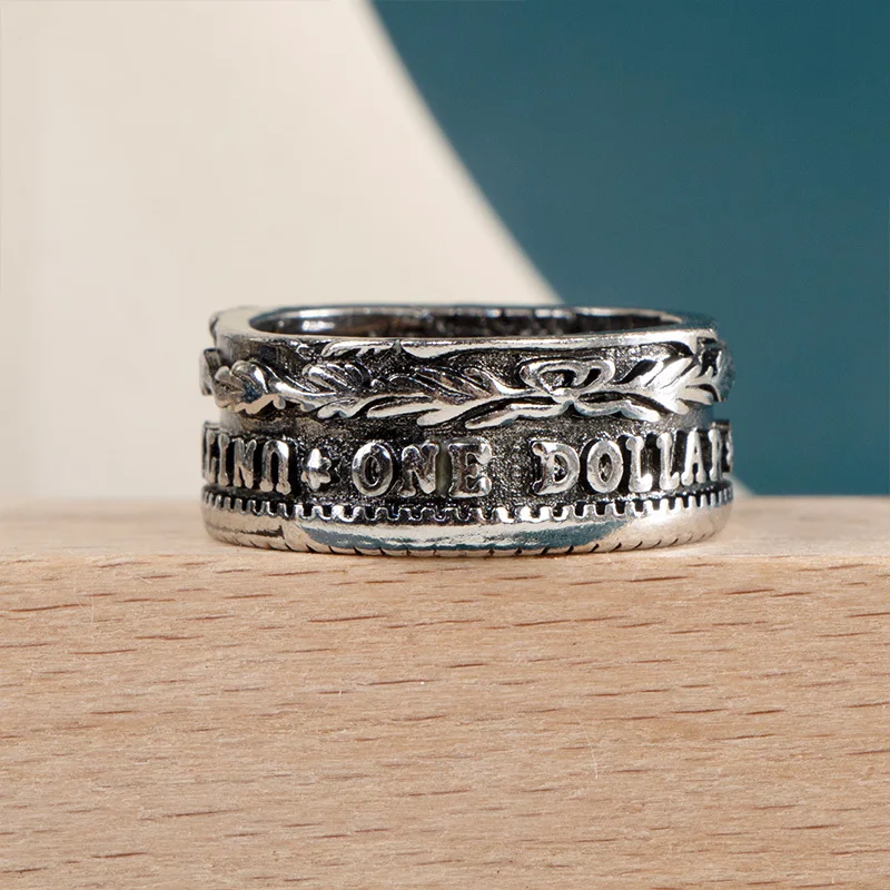 

JoiasHome Silver 925 Jewelry Personalized Gorgeous Creative Number Letter Alloy Ring For Men Fine Jewelry The New Listing Trendy