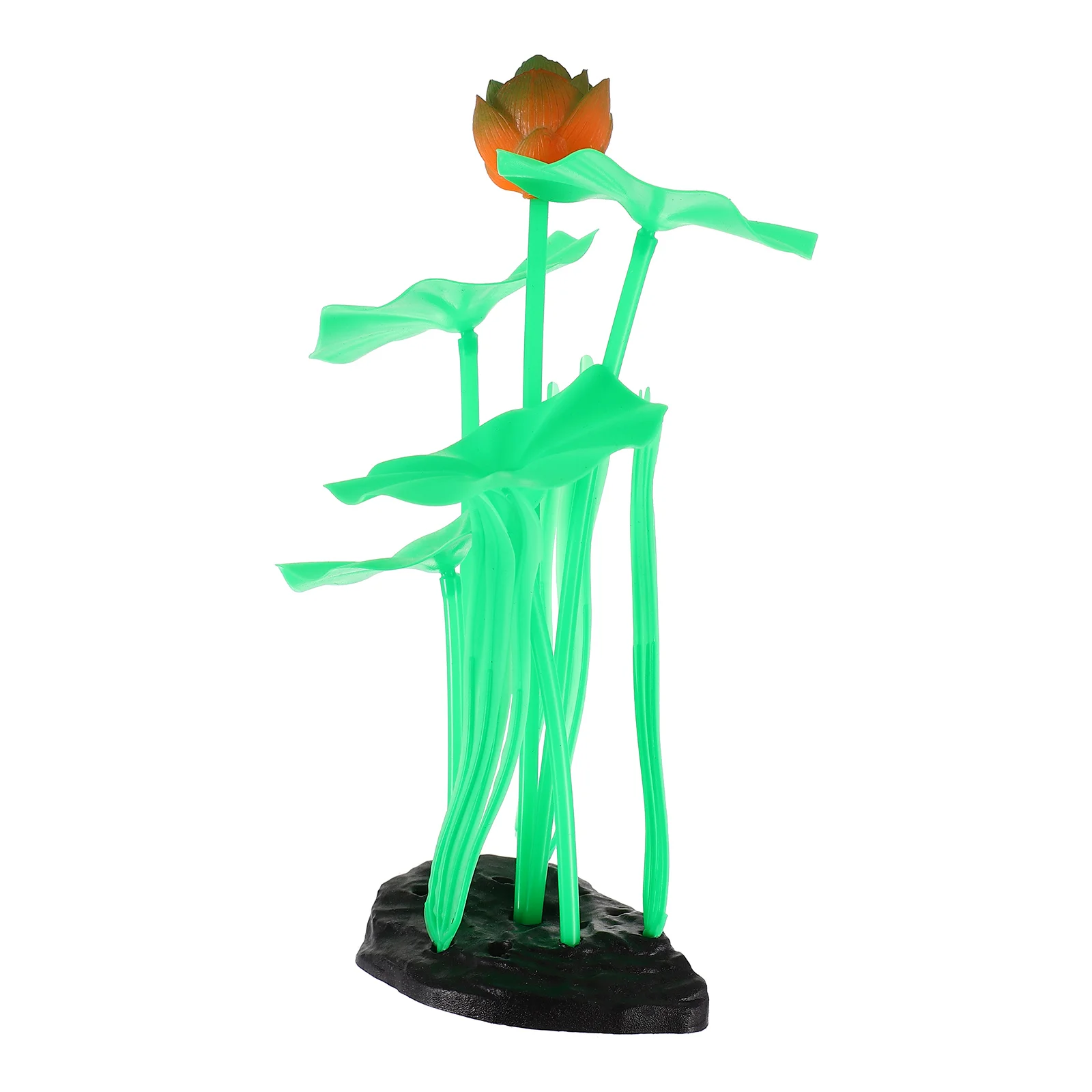 

Decorative Aquarium Decor Household Aquarium Ornament Delicate Fake Lotus