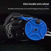 83m diving line reel neatly wrapped smooth sliding accessories multi purpose diving handle reel for water sports