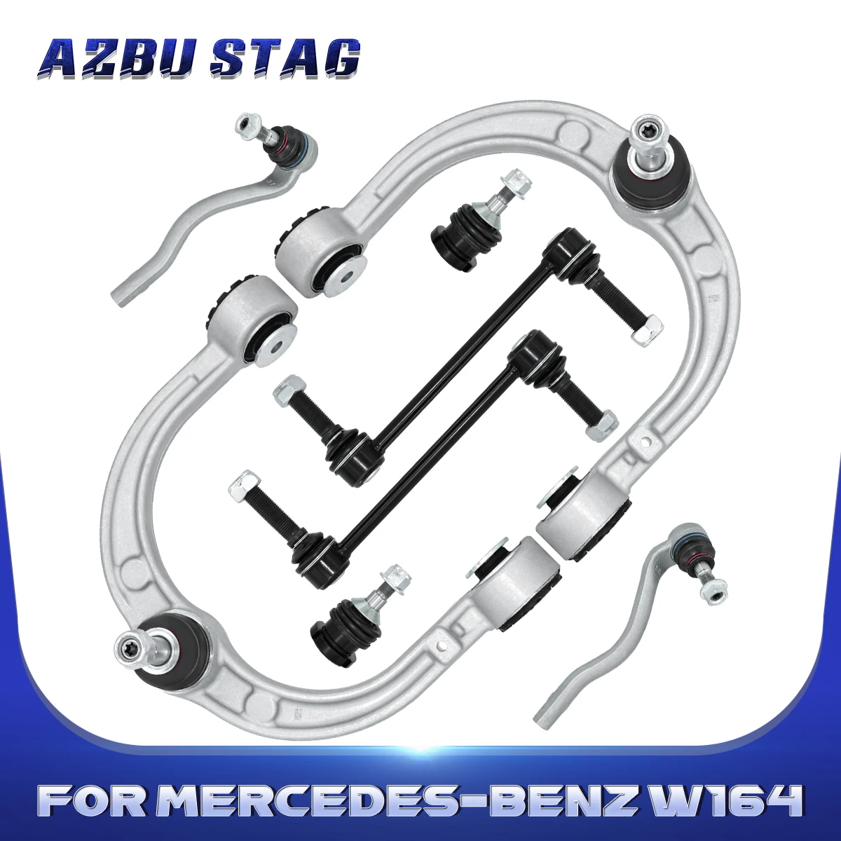 Azbudeer 8 шт. передняя Верхняя деталь комплект для Mercedes Benz W164 W251 ML550 ML500 ML450 GL320 GL350 GL550