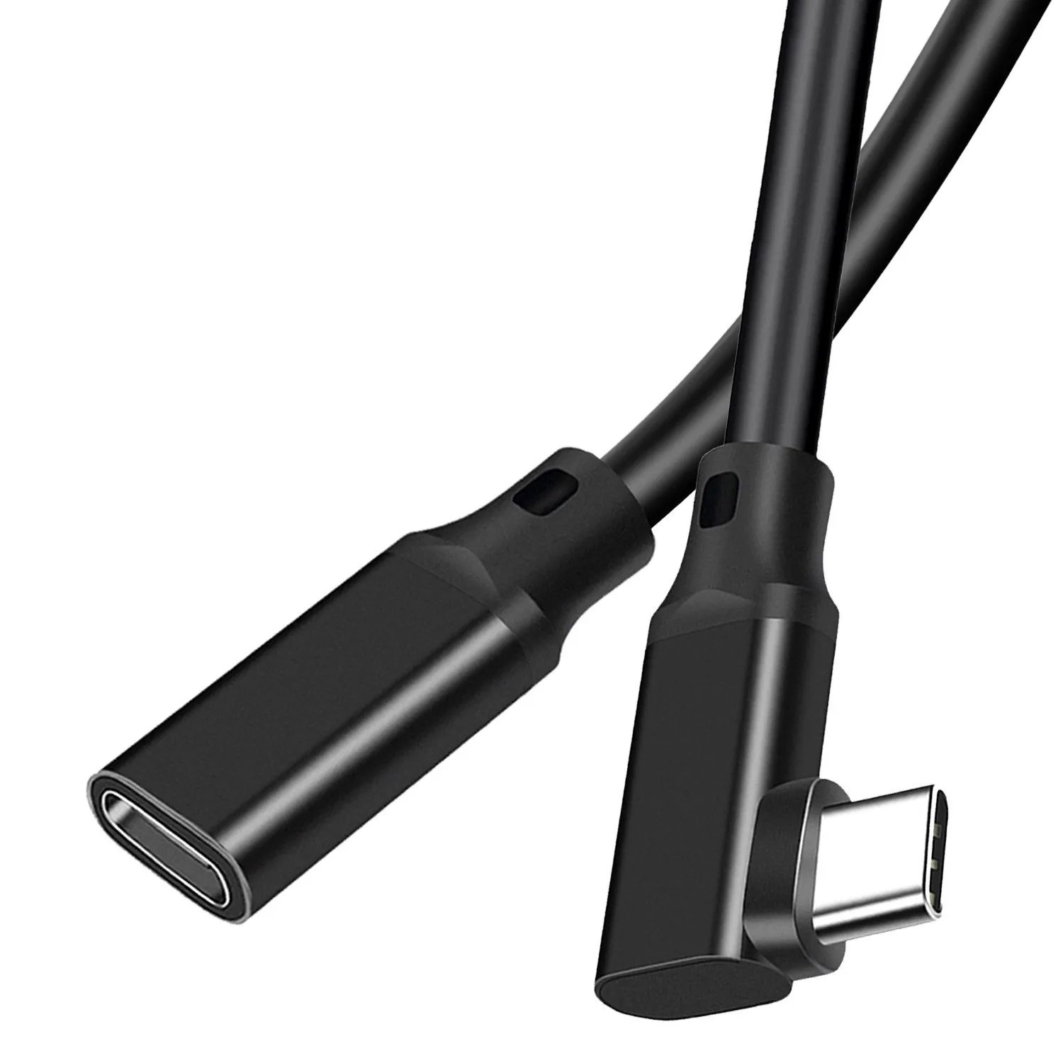 Удлинительный кабель USB C 3.2 20 Гбит/с 90 градусов Gen2 Type-c