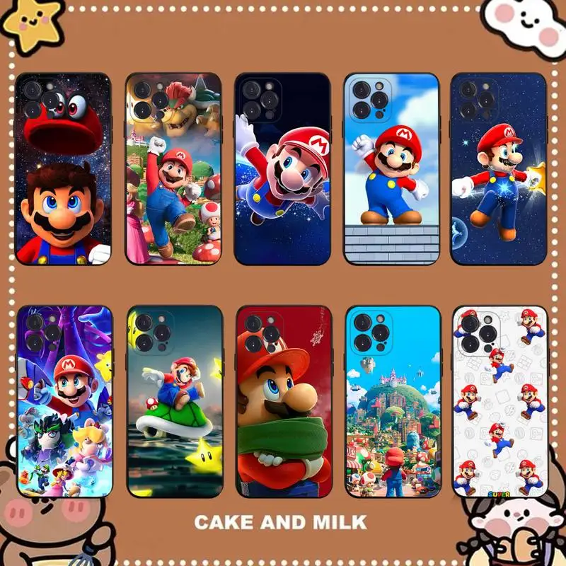 

Super M--Mario Game Phone Case for iPhone 11 12 13 mini pro XS MAX 8 7 6 6S Plus X 5S SE 2020 XR case