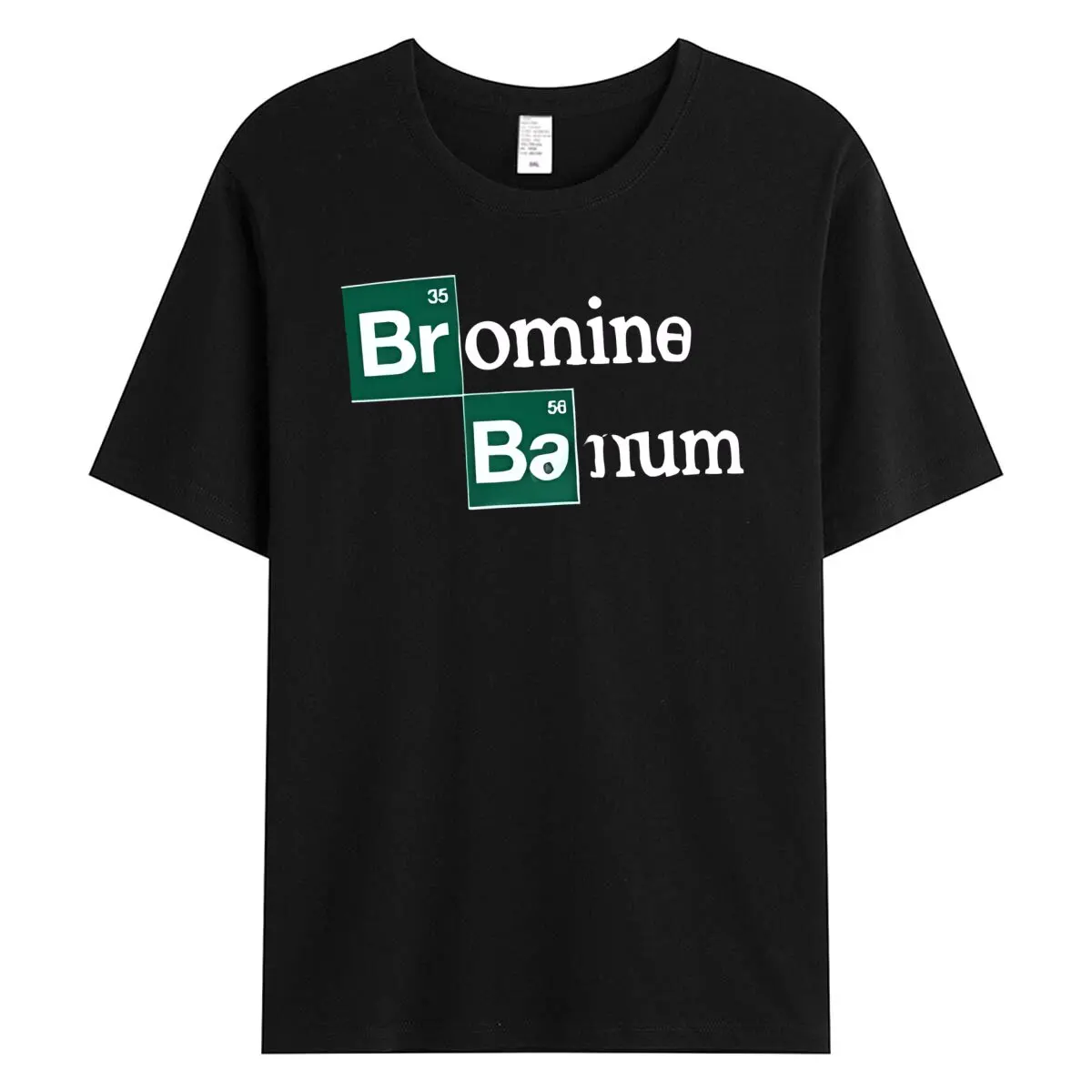 Забавная футболка с изображением брома и бария 2024 футболки на заказ одежда в