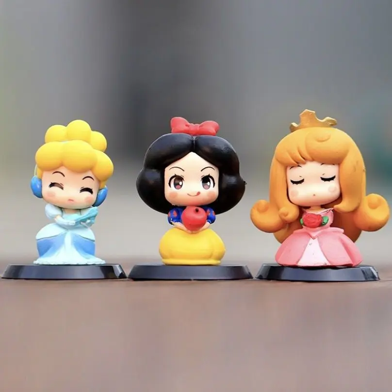 

9 pcs/set Diseny cartoon princess Snow White Action Figures doll gift toys for children PVC figure toy