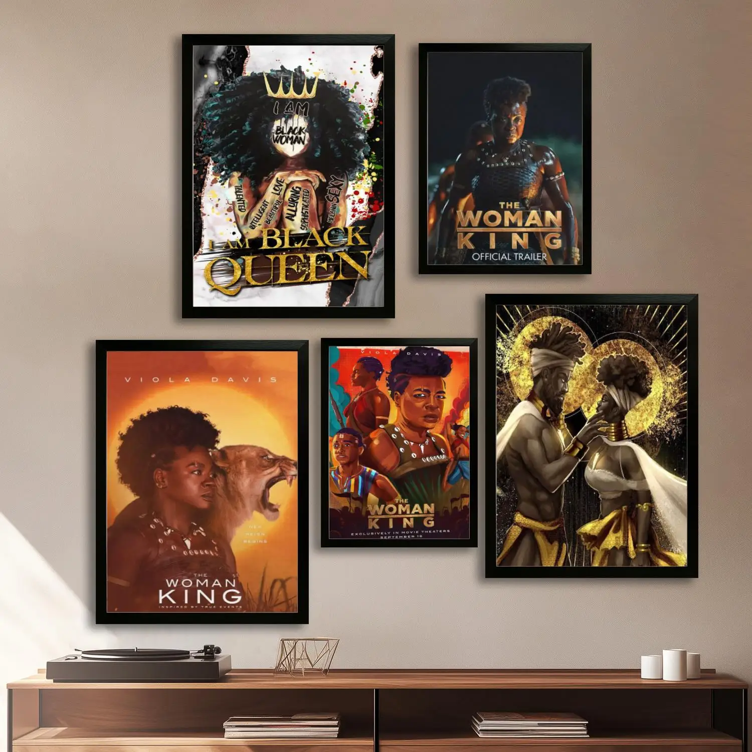 Художественный постер на холсте Женщина-король настенная художественная