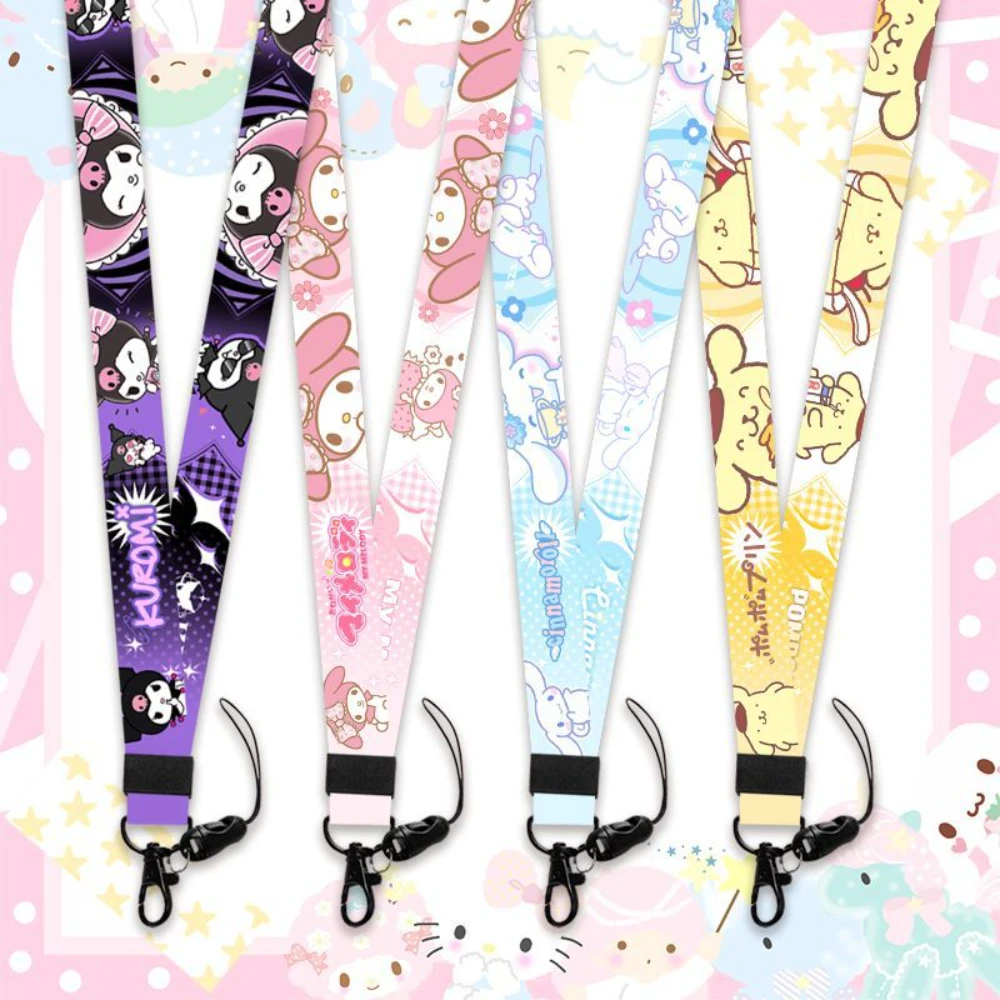 

Kawaii Phone Lanyard Detachable Neck Cord Sanrio Kuromi Cinnamoroll My Melody Cartoon Anime Anti-lost Mobile Phone Straps