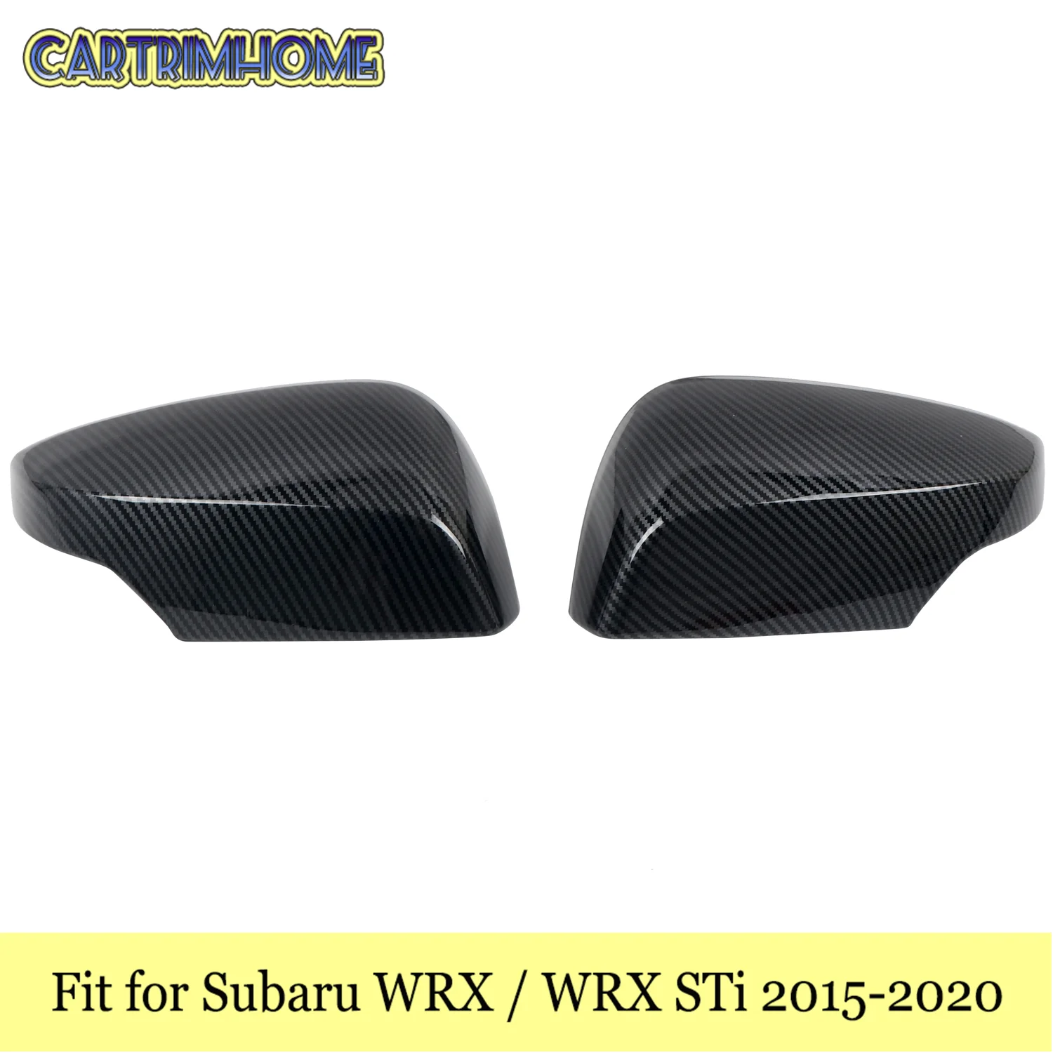 

Автомобильные товары, подходят для Subaru WRX/ WRX STi 2015-2020, аксессуары, боковое дверное зеркало заднего вида, декоративная крышка, 2 шт., Внешние детали