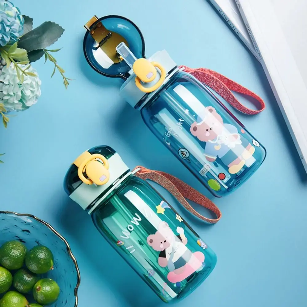 

Children's Leakproof Outdoor Straw Sippy Cup Drink Bottle Water Bottles Kids Water Cup