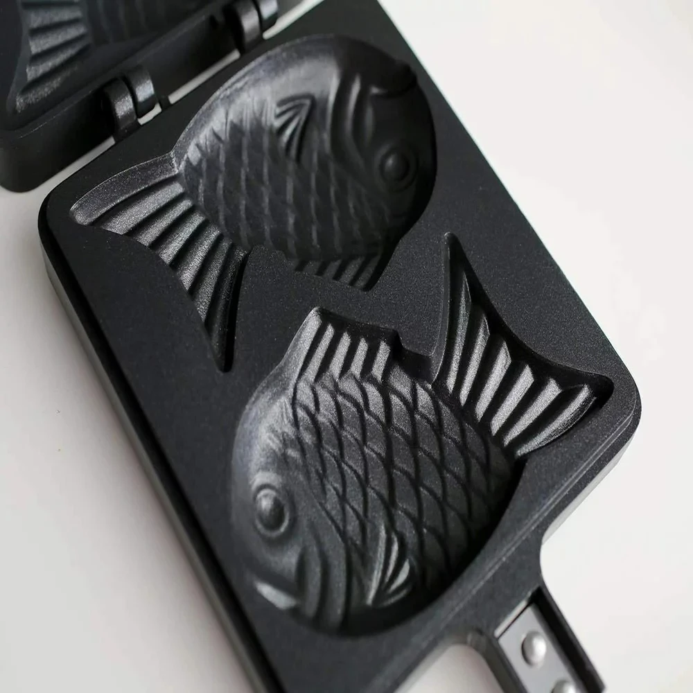 

Sided Japanese Taiyaki Fish Shaped Casting Mold Pancake Maker KT00188
