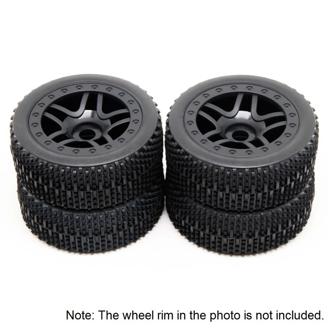 4Pcs 110mm 1/8 RC Off-Road Buggy Car Rubber Tire Tyre for HSP Redcat Losi HPI Kyosho MP9 Hobao Hyper Upgrade Parts - купить по