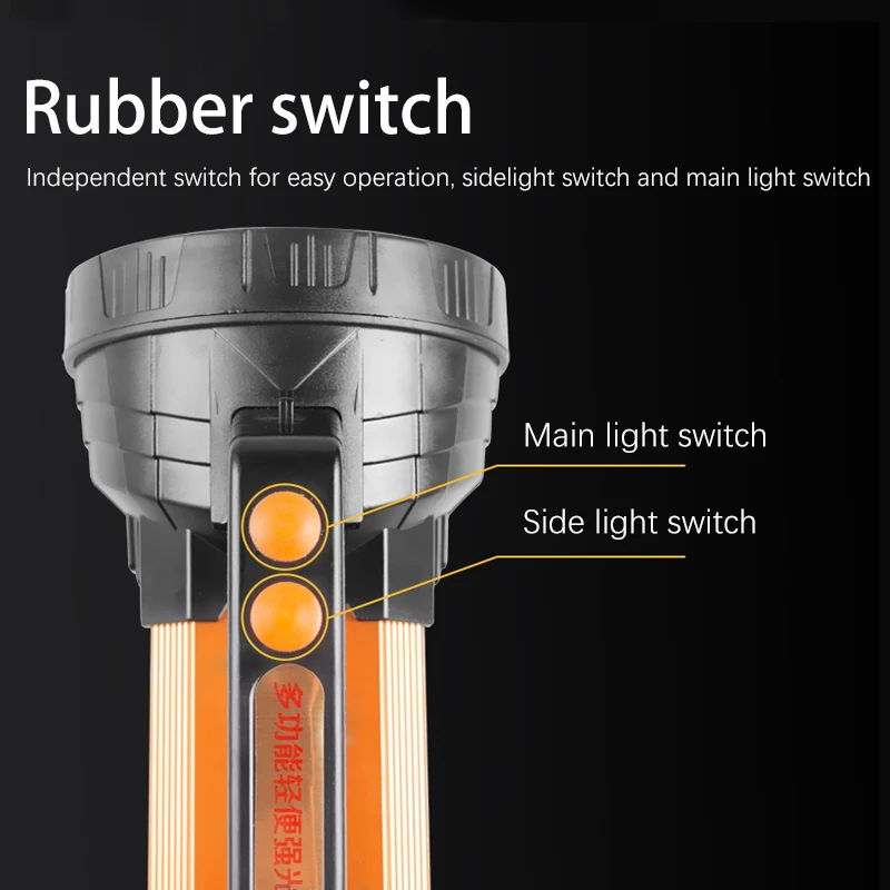 Многофункциональный телефон яркий прожектор 1000 люмен Ручной USB Перезаряжаемый