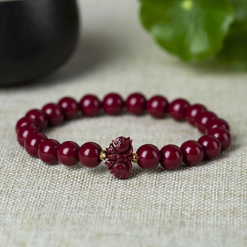 

Natural Red Organic Cinnabar Jades Butterfly Bracelet Women Healing Gemstone Fine Jewelry Cinnabrite Crystal Bangle Bracelets