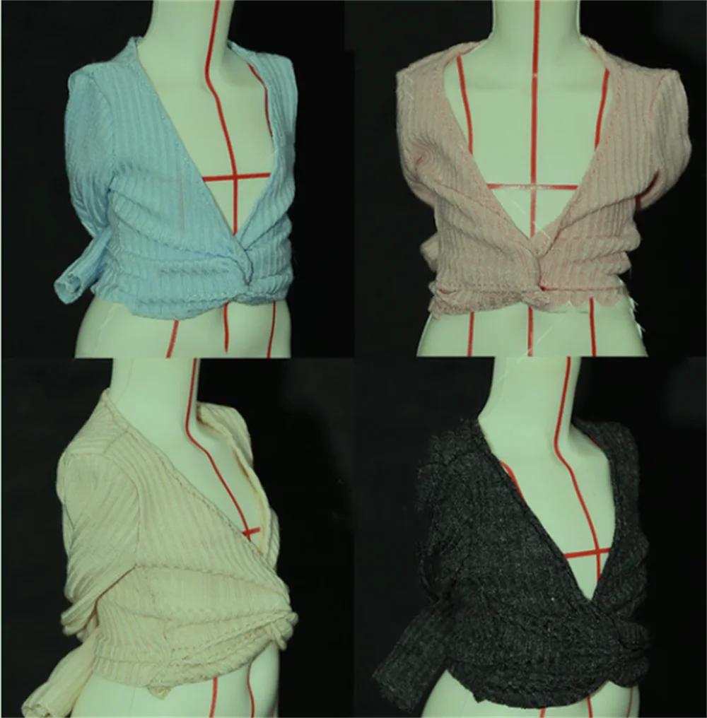 Женский трикотажный жилет на бретельках рубашка с длинным рукавом и глубоким