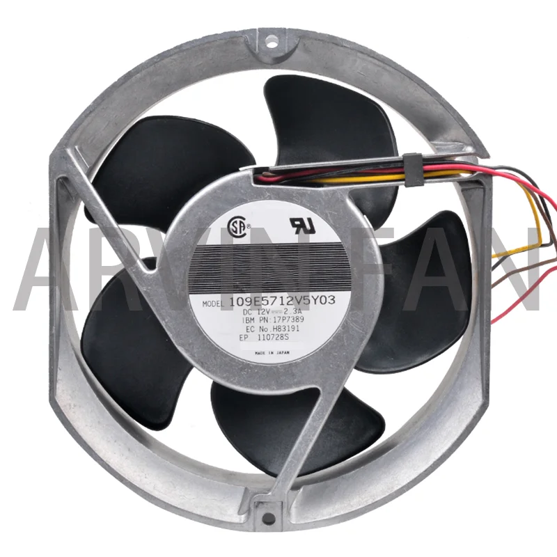 109E5712V5Y03 17P7389 17 см 170 мм 170x150x51 мм DC12V 2.3A 4-линейный алюминиевый высокотемпературный охлаждающий вентилятор для серверов