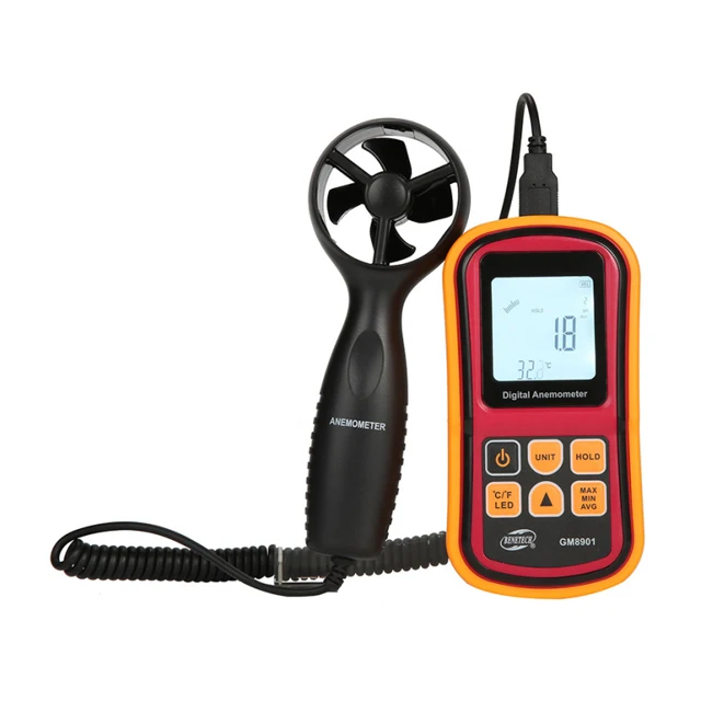 Фото Цифровой анемометр Benetech GM8901 / GM8901+ №1