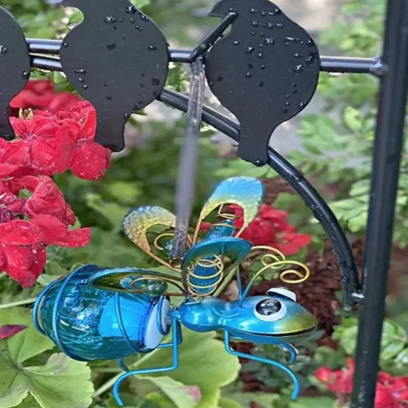 Уличная статуя насекомых на солнечной батарее водонепроницаемый висячий