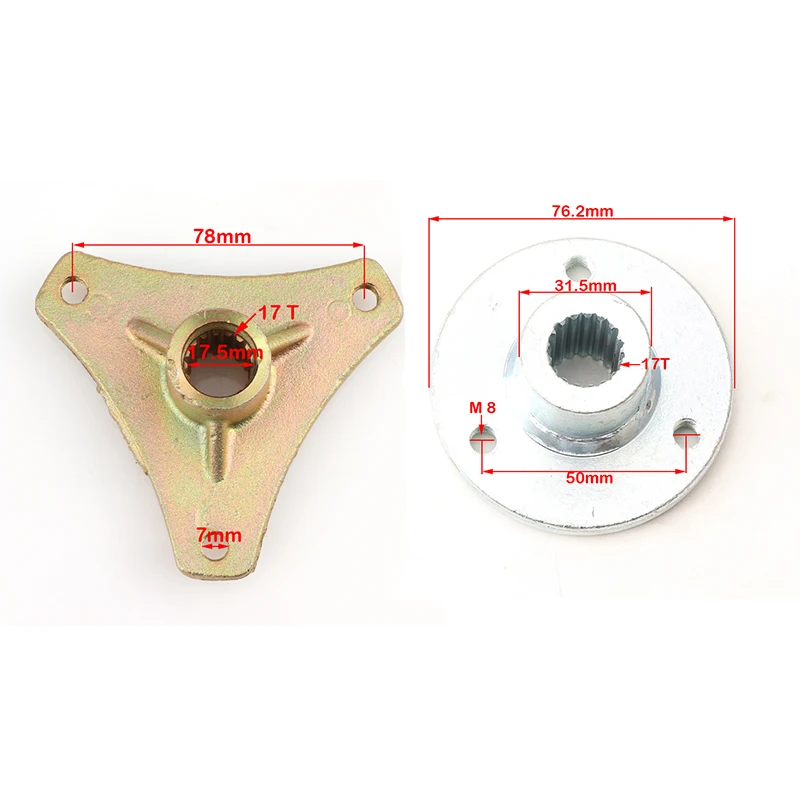 Задняя ось 610 мм в сборе с гидравлическим ножным тормозом 428 #37T Звездочка 160