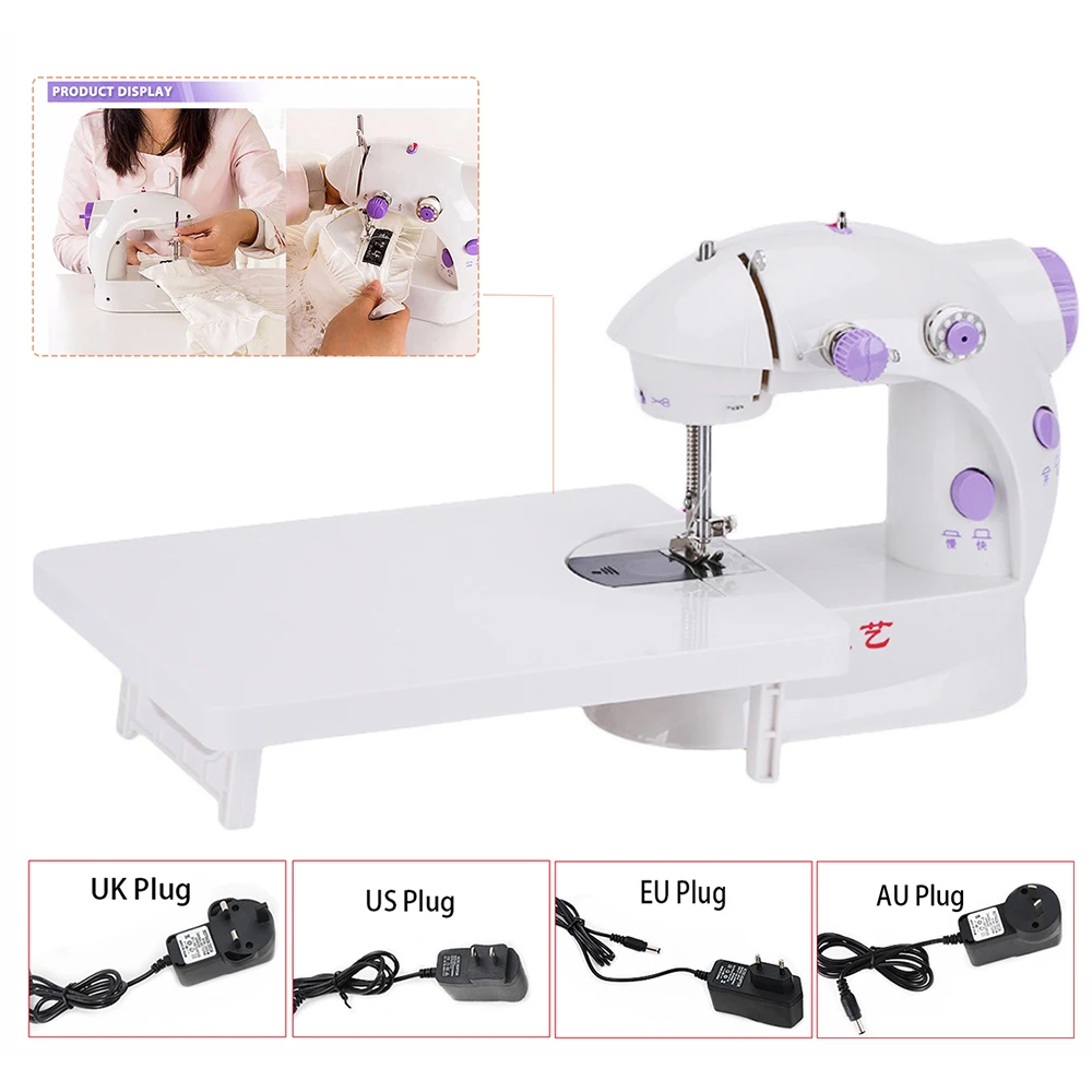 

Household Mini Automatic Thread Sewing Machine With Hard ABS Extension Table Kit US PLUG/EU PLUG/UK PLUG/AU PLUG Sewing Machine