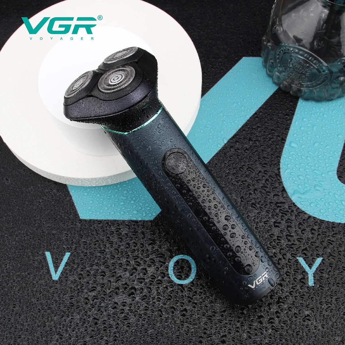 VGR Новый Электробритва Поворотные 3D плавающие лопасти Водонепроницаемый бритва