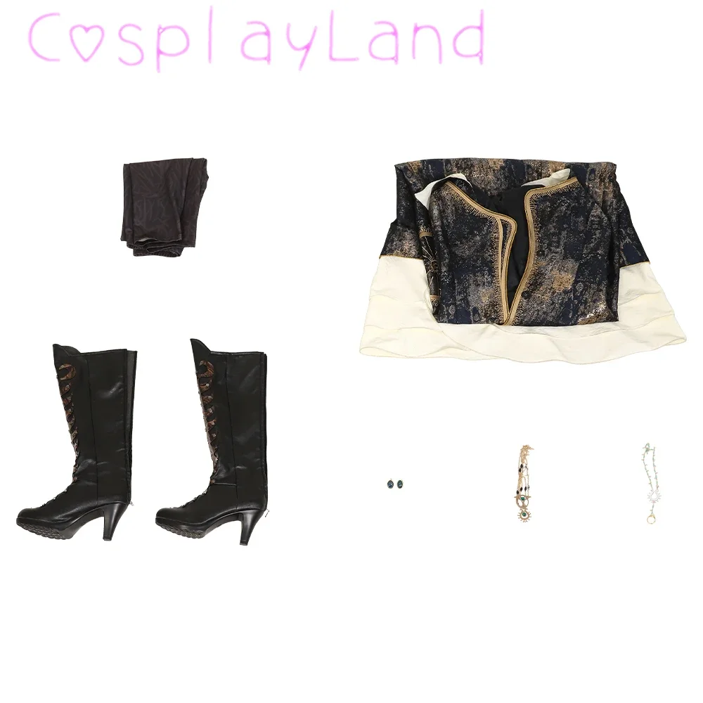 Ведьма Мадам Моррибл Косплей Костюм Женский Наряд Рождество Новый Год Необычные