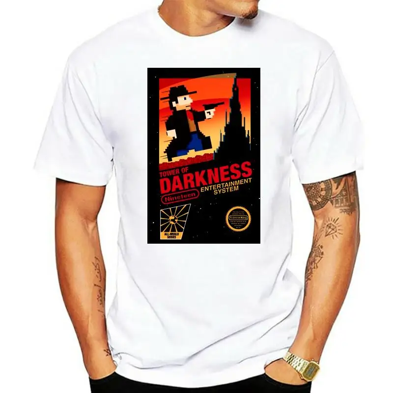 Темная Башня Nes Обложка футболка унисекс хлопок взрослый Stephen King Хэллоуин новая