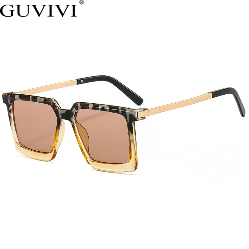 Винтажные Квадратные Солнцезащитные очки с мраморным рисунком модные оверсайз в