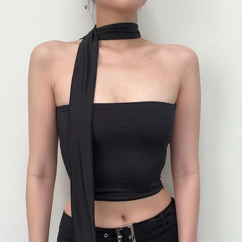 

Женский винтажный Топ без рукавов с открытыми плечами