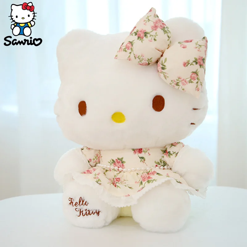 

Большая плюшевая игрушка Hello Kitty кавайные плюшевые подушки Sanrio подушка кукла мягкие животные декор комнаты аниме КТ кошка бросает девочку подарок на день рождения