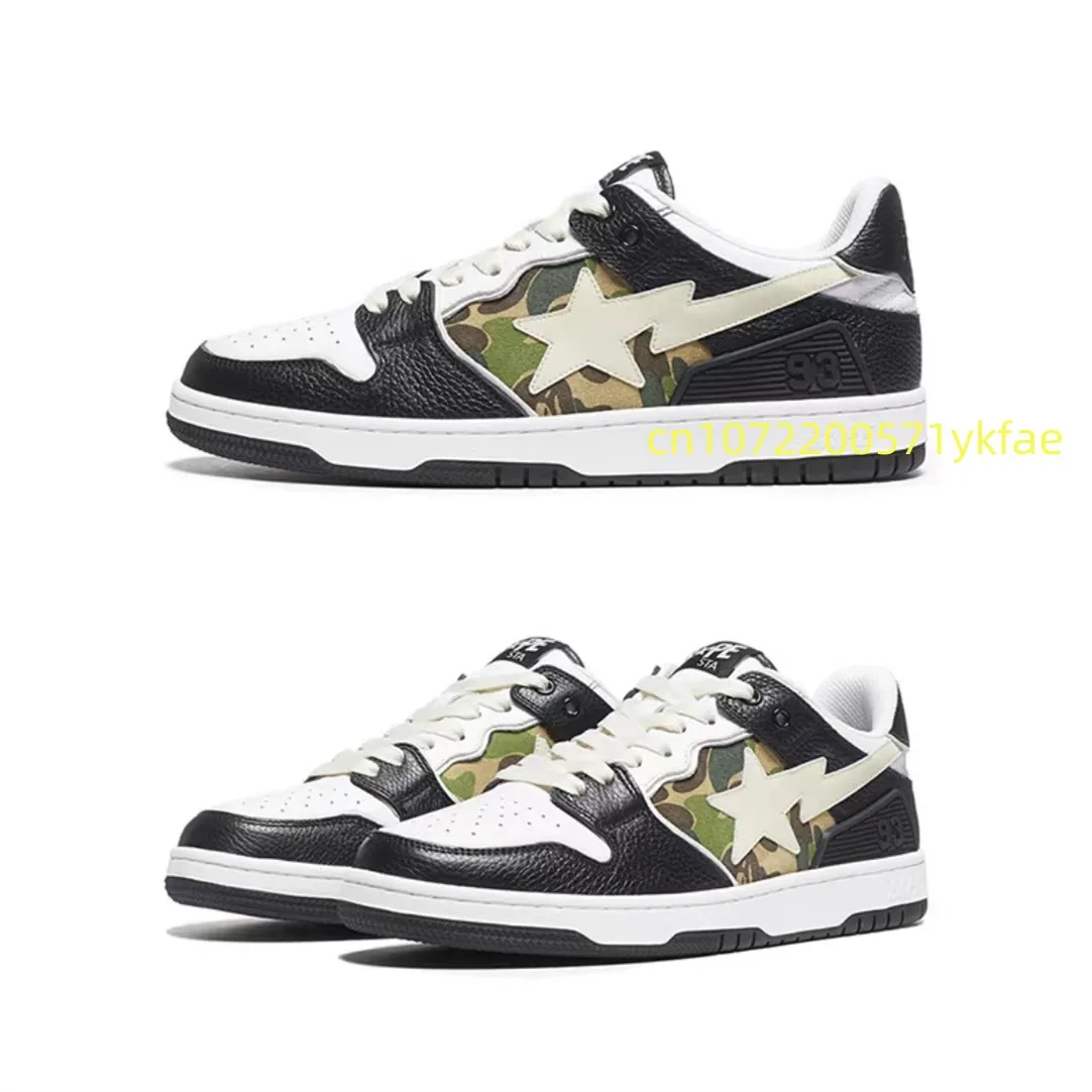 Top Men bapestalow SK8 Leisure men's and women's luxury sneakers outdoor fashion retro sneakers board shoes Sizes 36-45